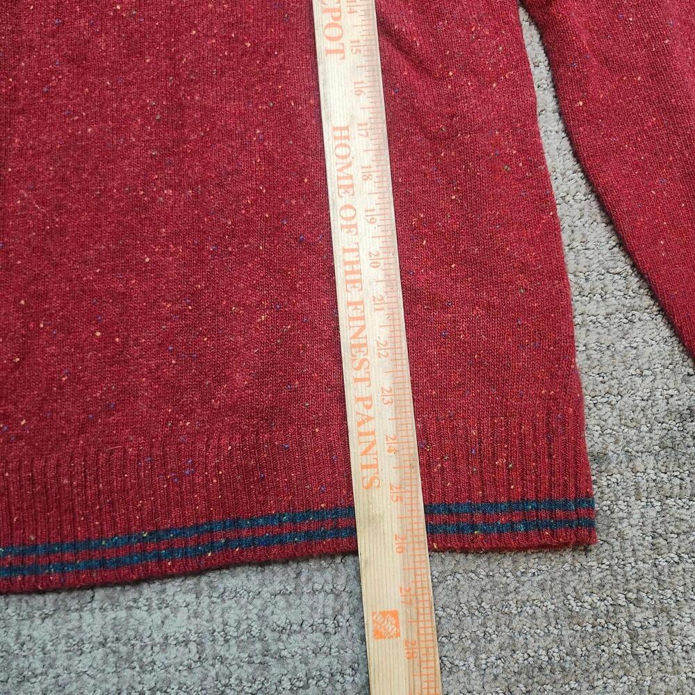 Brooks Brothers Sweater Red Long Sleeve Lambswool Men's Size Small NWT - Picture 2 of 8